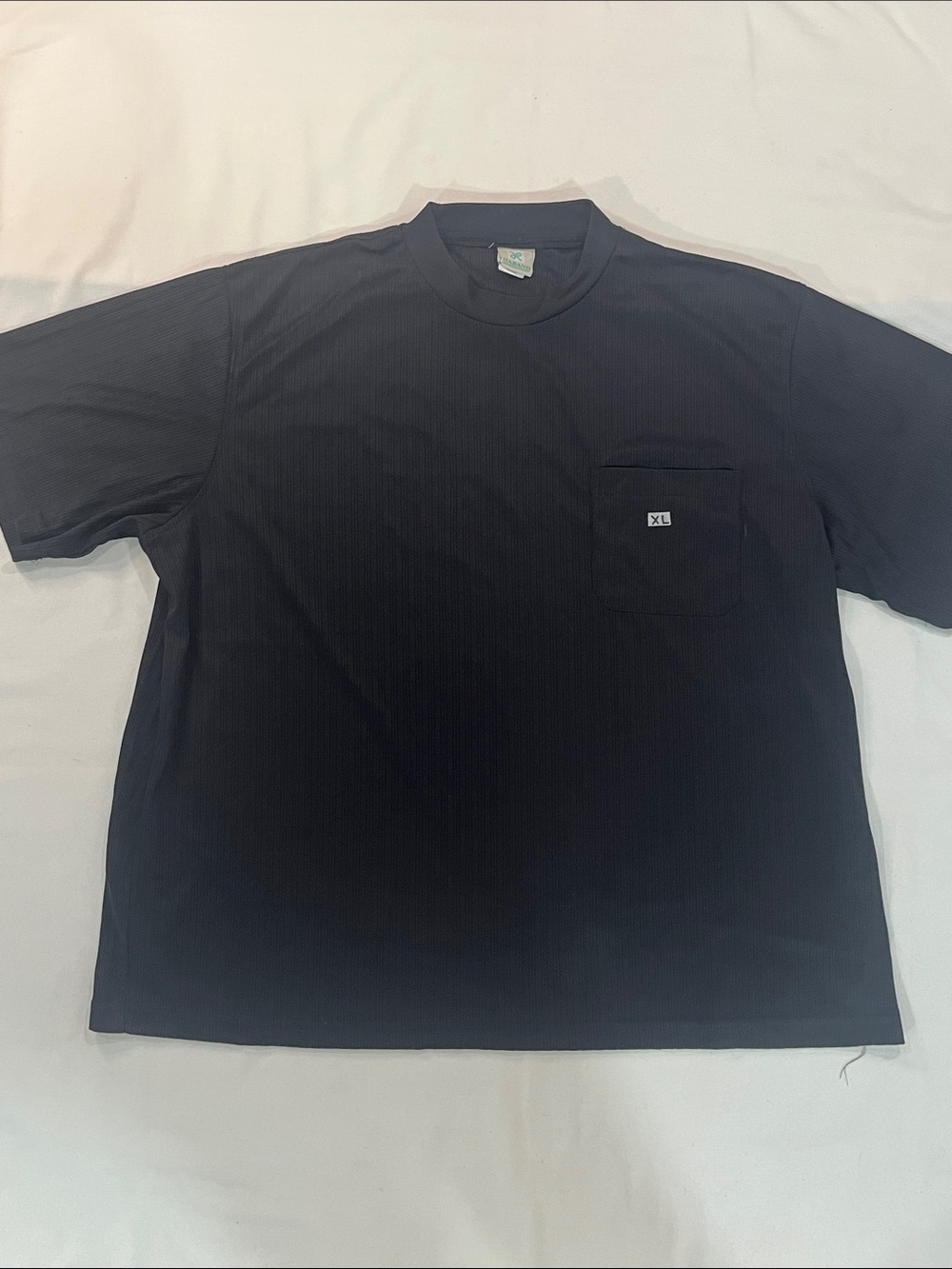 Haband Men's Black Short-Sleeve Pocket Tee